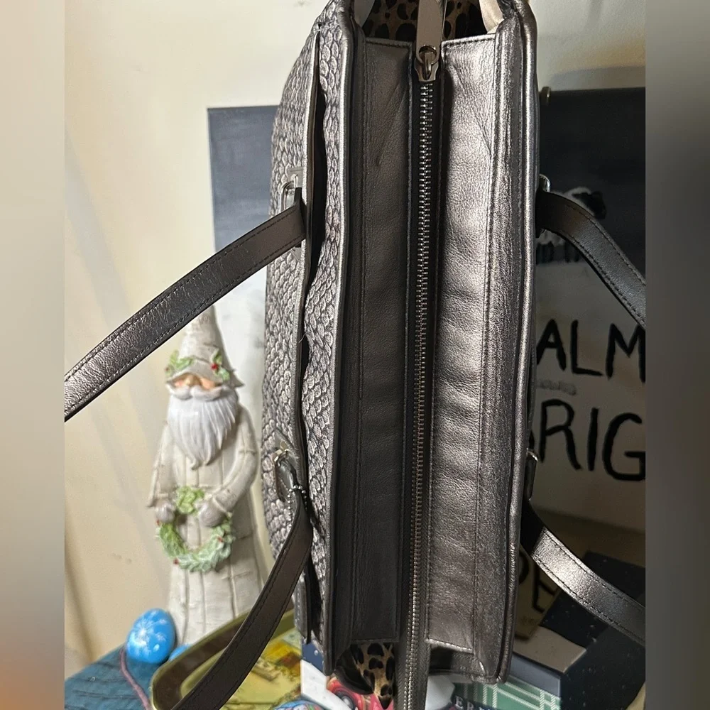 EUC Coach Taylor Snake Print Alexis Carryall Satchel. F26034 - Picture 4 of 7